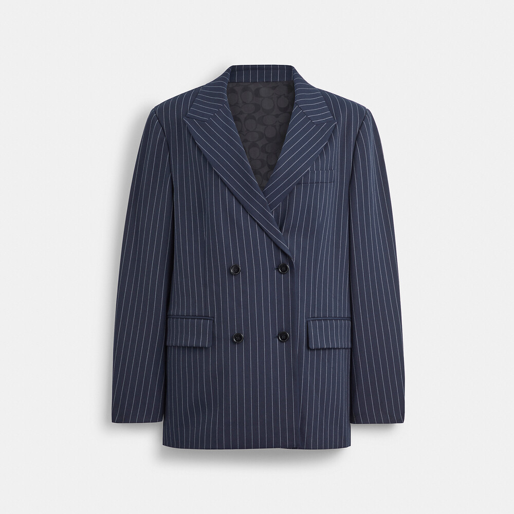 Coach Outlet Double Breasted Blazer